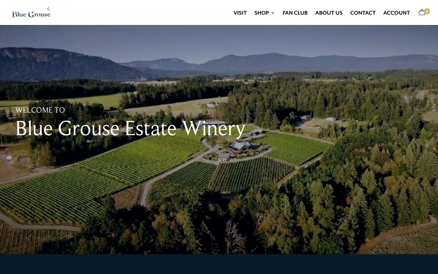 The current homepage